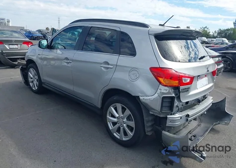 2015 Mitsubishi Outlander Sport Gt из США, поврежденный, VIN 4A4AP4AW5FE025846